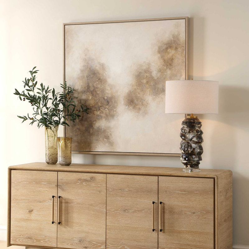 «Uttermost Up In Smoke», art moderne encadré