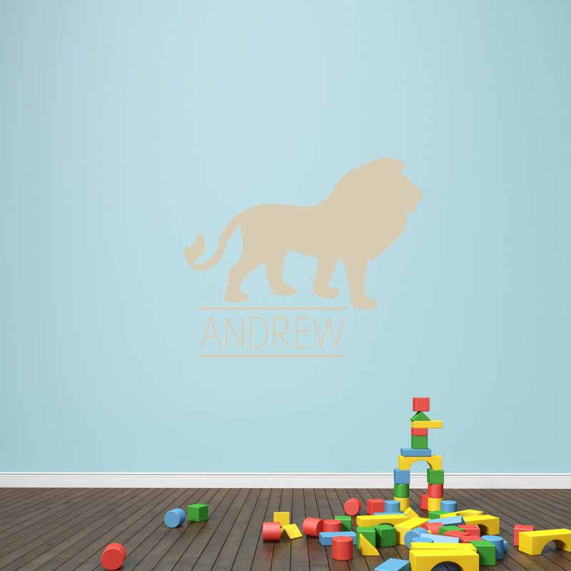 Adhésif décoratif lion, Beige clair, Oui