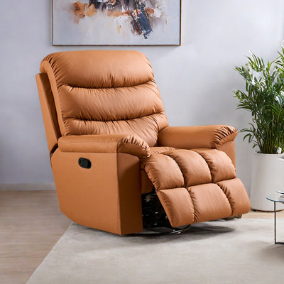 Fauteuil inclinable ergonomique multifonctionnel en similicuir