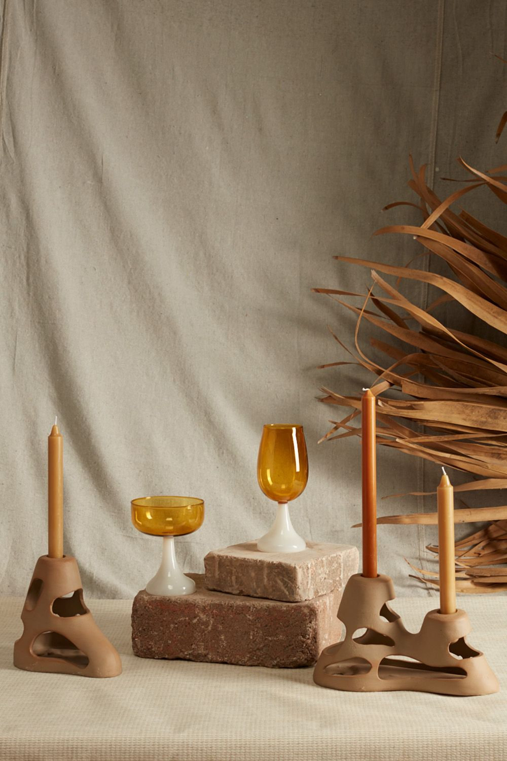 Ceramic Candlestick Holder
