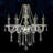 William 6 - Light Glass and Iron Dimmable Chandelier-1172244427