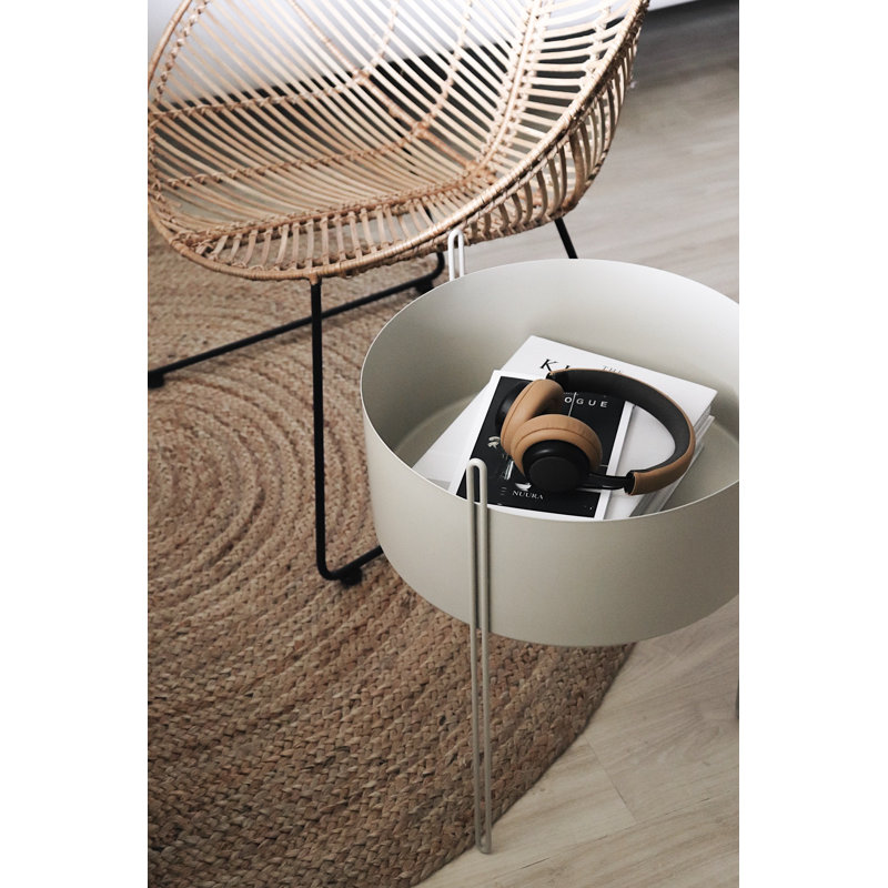 Pidestall Planter (Small), 21.70'' H x 15.70'' W x 15.70'' D, Gray