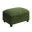 Ottoman Melbourne en tissu chenille vert-136992211