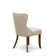 Geib Rubberwood Dining Table Set - Parsons Chairs with Linen Fabric Seat - Rectangular Kitchen Table