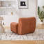 Fauteuil d'appoint surdimensionné rembourré-1245640308