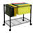 22'' H x 12.4'' W File Cart with Wheels
