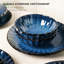 ALOFMO Flower Petal 12 Piece Stoneware Dinnerware Set, Service for 4