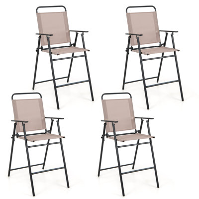 Braulio 24" Patio Bar Stool by Ebern Designs