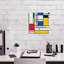 Ivy Bronx «Mondrian NFT2» par Epic Portfolio, estampe numérique sur toile-1795230303