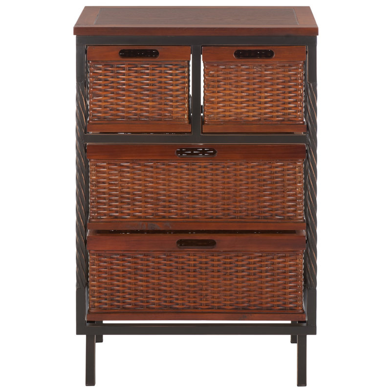Lorudes 4 Drawer Storage Drawer