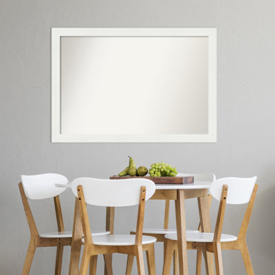 Plastic Framed Wall Mounted Accent Mirror