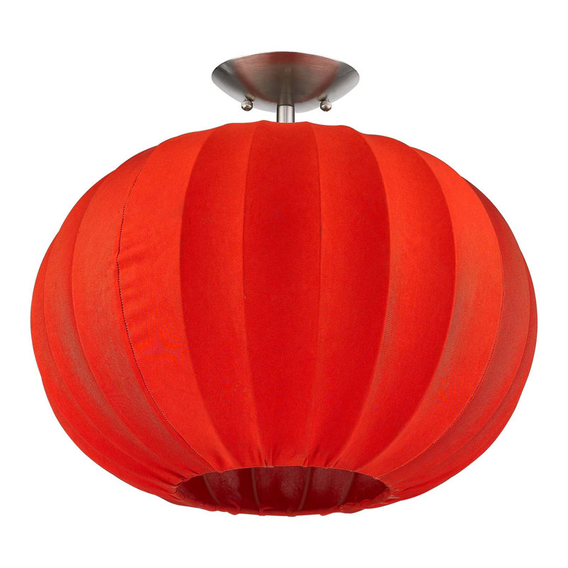 Damiano 1 - Light Single Pendant, Red