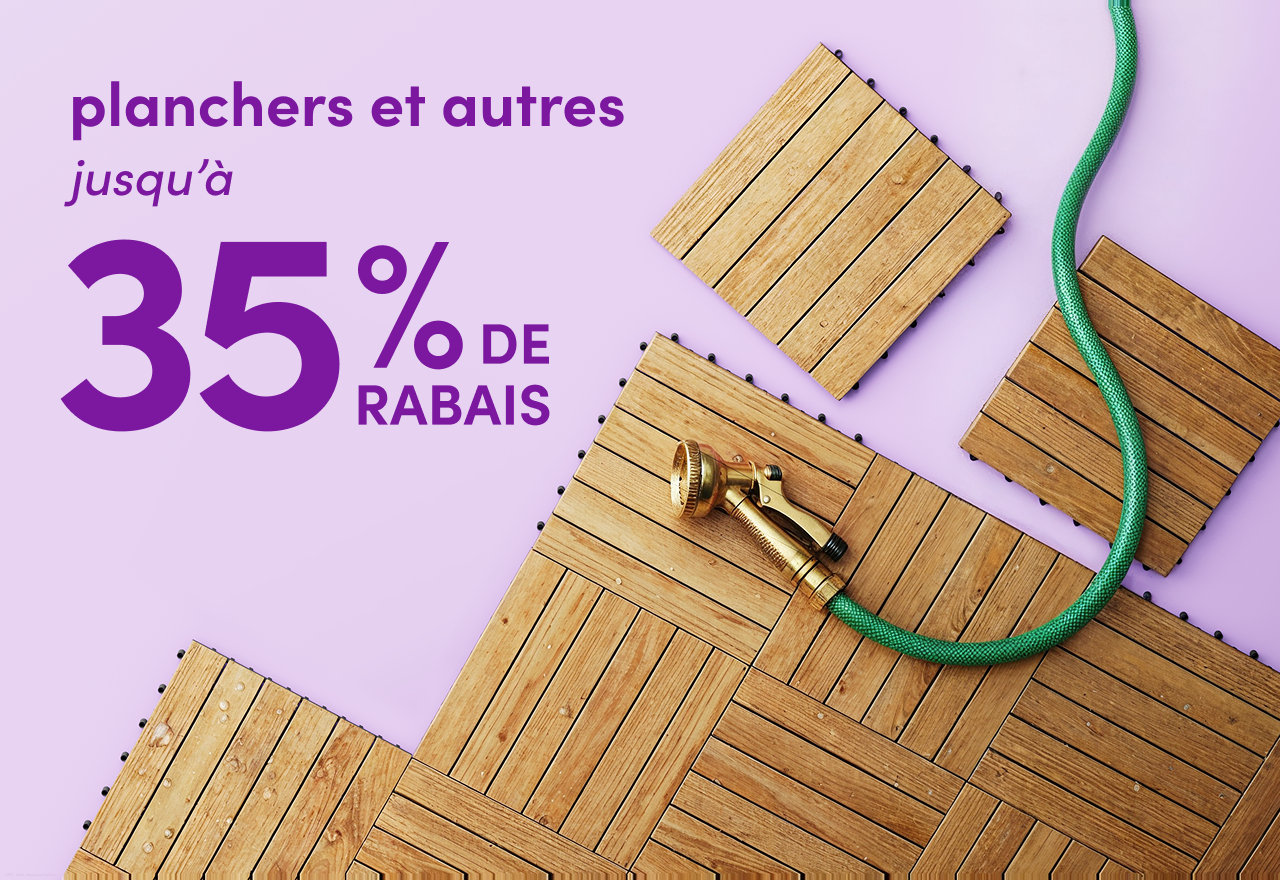 planchers et autres en solde