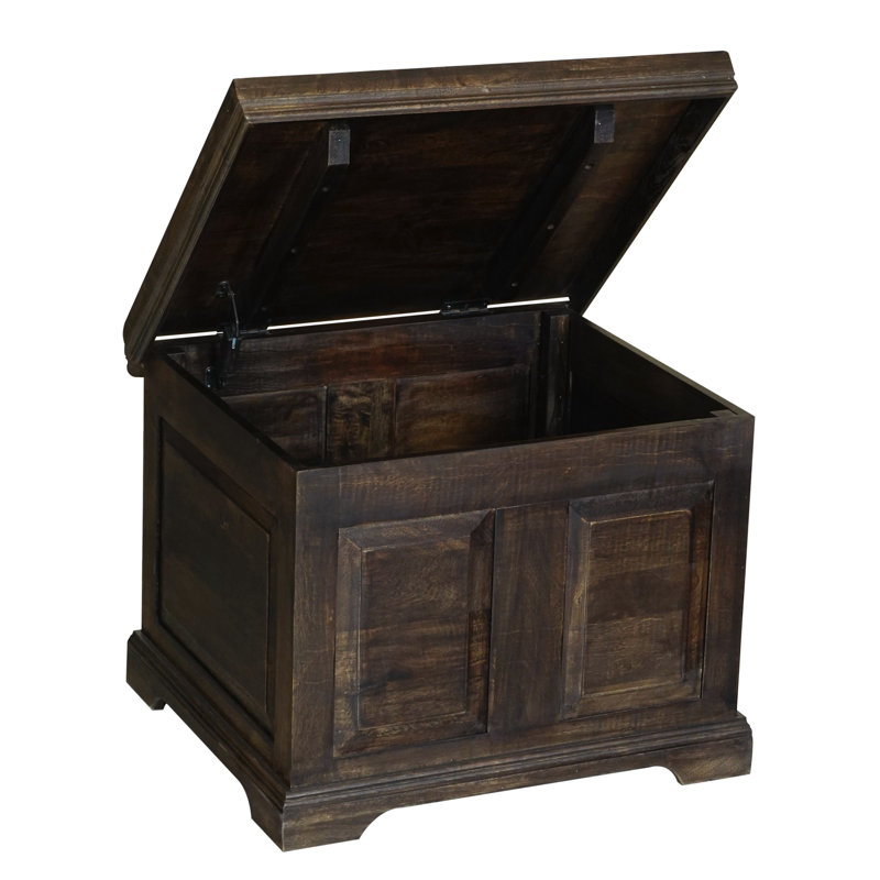 Emerson Camp Trunk / Footlocker, Dark Wood