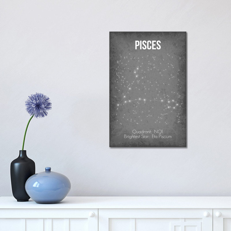 Pisces by GetYourNerdOn - Wrapped Canvas Gallery-Wrapped Canvas Giclée, 45.72cm H x 30.48cm W