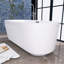 59'' x 30'' Freestanding Soaking Plastic / Acrylic Bathtub