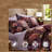 Luxurious Velvet Bedding Sets, Queen Size, Romantic Floral Design For Home
