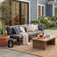 Anusri 3-Person Modular Aluminum Patio Sectional-2082458063