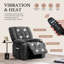 Ensemble de canapé inclinable électrique chauffant 2 pièces Big Power Lift Assist-175451622
