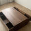 Table basse en bois massif noyer noir-105170598