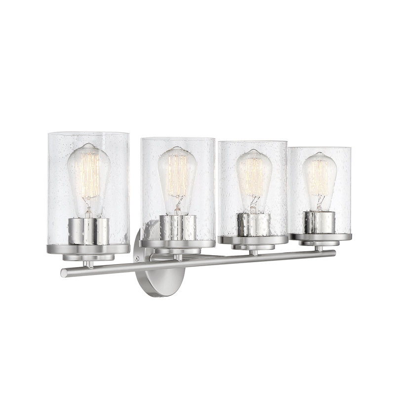 Parkgate 4-Light Dimmable Vanity Light, Polished Chrome