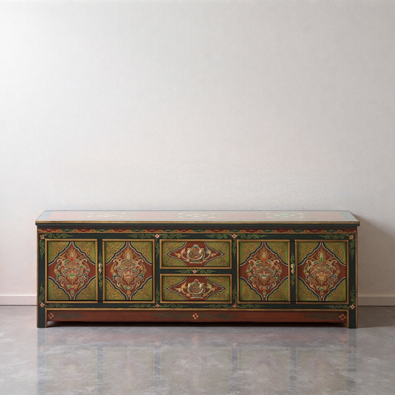 Painted Creative TV Stand