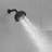 Single Handle 1-Spray Round Rain Shower Faucet Set 1.8 GPM With High Pressure Shower Head-113543333