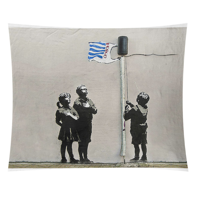 Polyester très peu utile tapisserie, H 51 po x l 60 po P 1 po