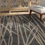 Tapis gris à motif géométrique Donnybrook-393831368