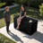 245 Gallon Outdoor Indoor Lockable Resin Deck Box With Removable Dividers-108191041