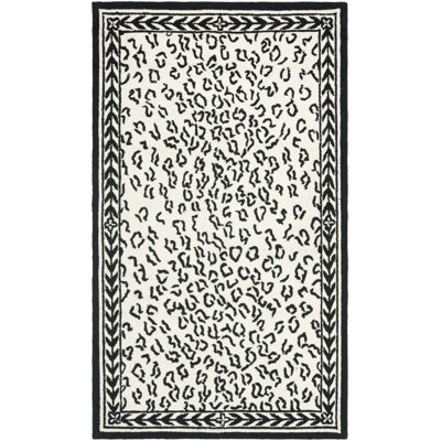 Chelsea Hand Hooked Wool Animal Print Rug