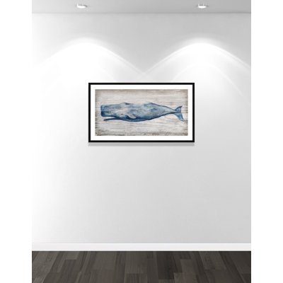 Baleine bleue Brannen - reproduction de cadre photo