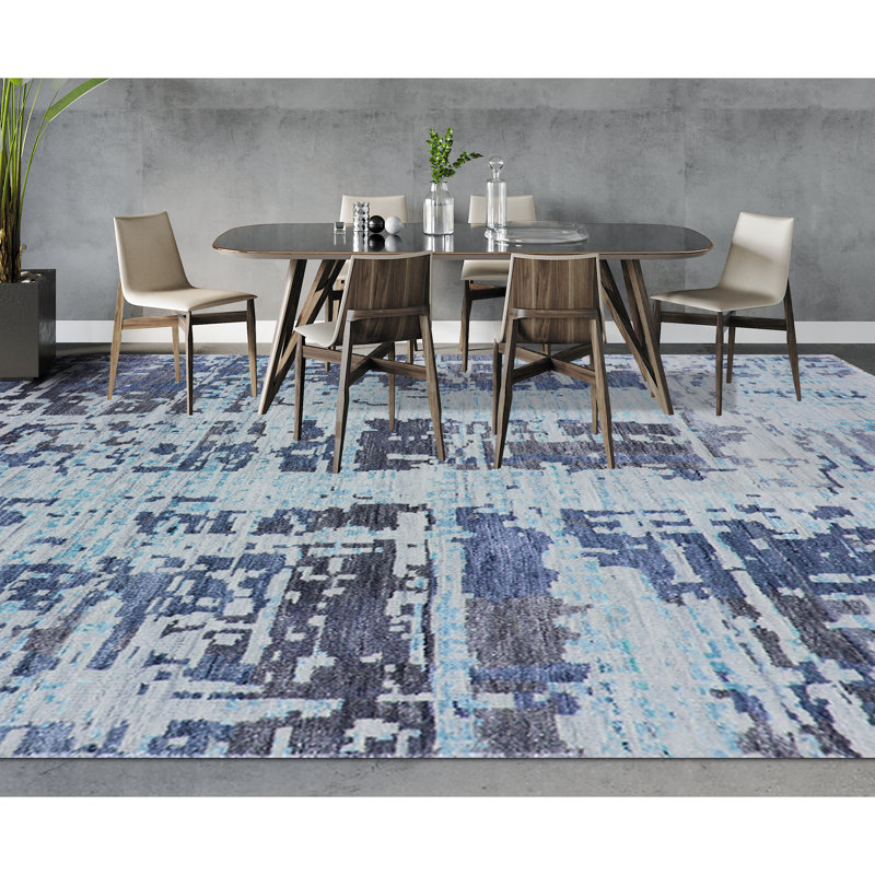 Abstract Area Rug, Rectangle 4' x 6'
