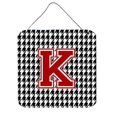 « houndstooth » par denny knight, impression sur plaque