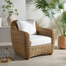 Chaise de patio en osier Melbourne