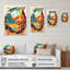 «Summer Scene in Modern Vector», reproduction sur toile-103732062-103732069