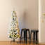 Arbre de Noël réaliste en acier avec éclairage en pvc réaliste