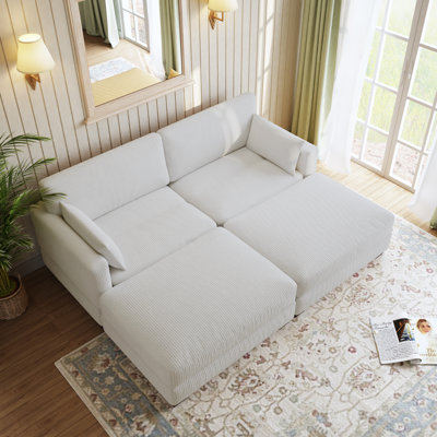 Bentura 221.5Cm Square Arms Modular Sofa