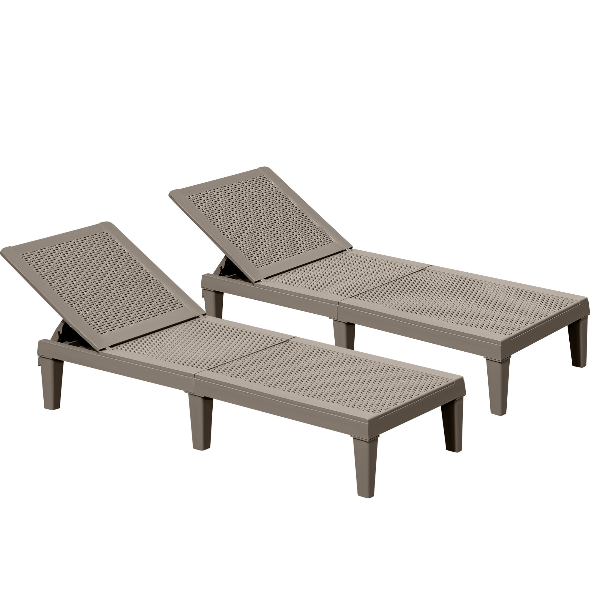 Foxborough chaise 2025 lounge set wayfair