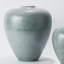 Check Bulbous Vase-Reactive Silver Blue-Lg-14617835-14617836
