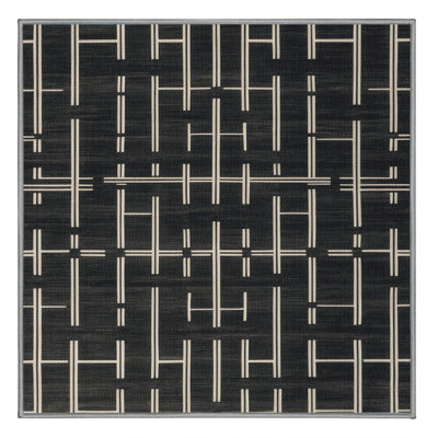 Tapis gris lavable à la machine