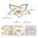 Amilliona 7 - Blade LED Smart Ceiling Fan with Remote Control and Light Kit Included