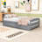 Twin Size Platform Bed with Twin Trundle-966105531