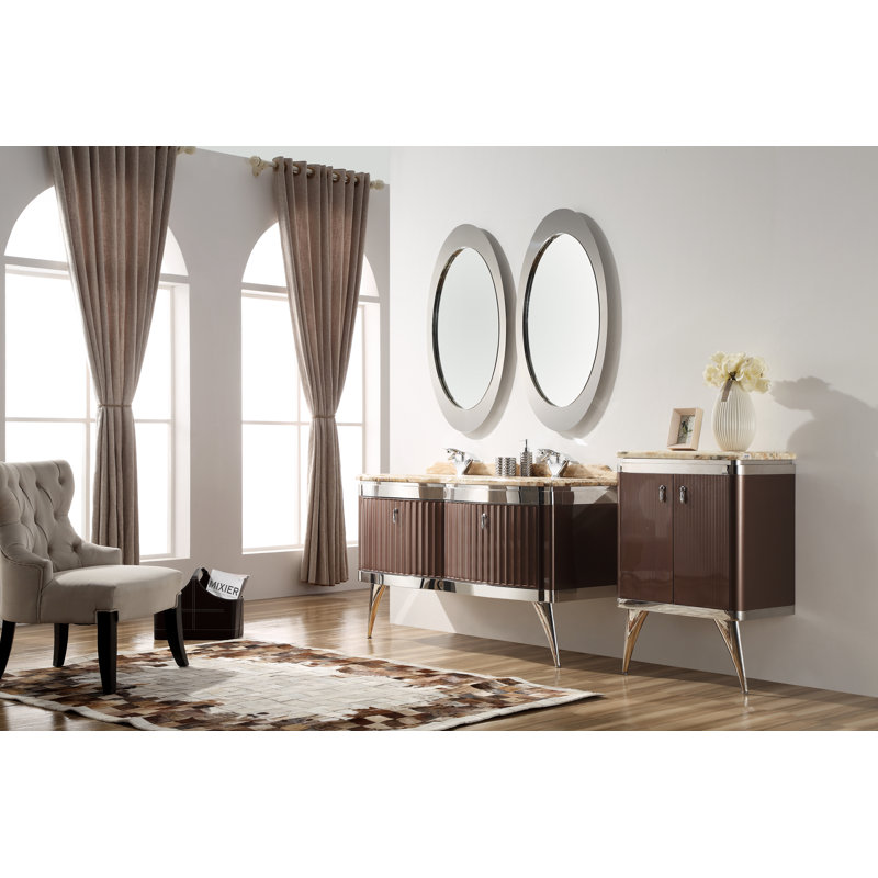53'' W Double Bathroom Vanity Base