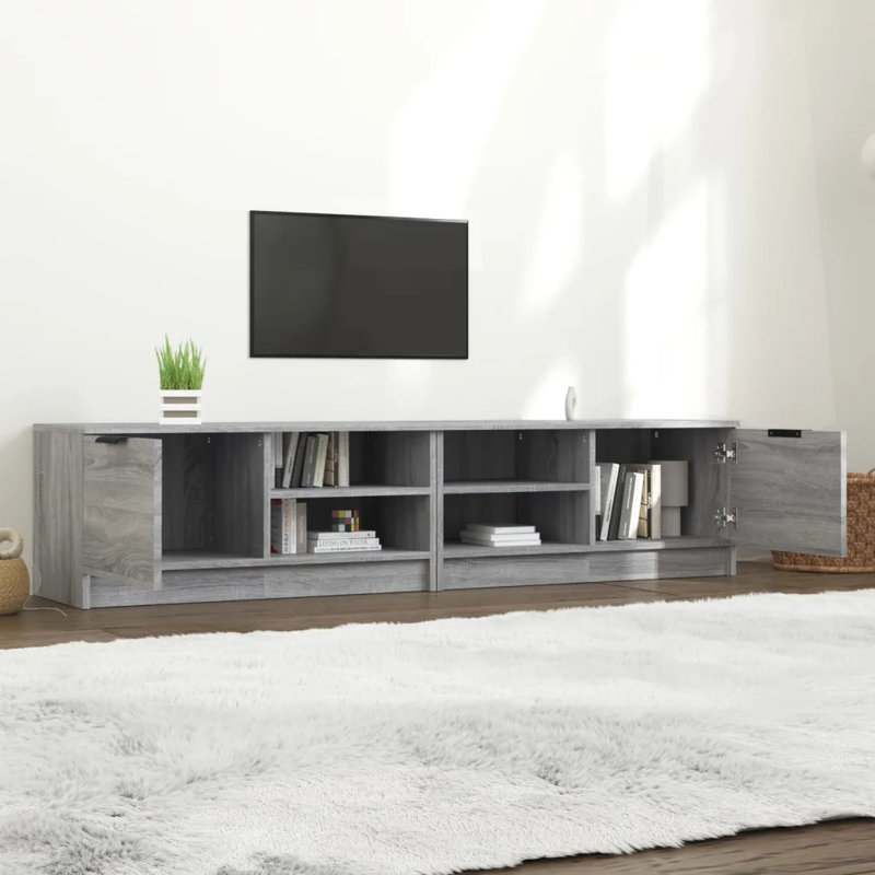 Unfinished TV Stand for TVs up to 80, Grey Sonoma
