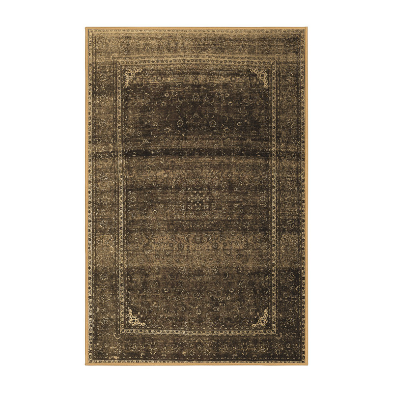 Hadewig Oriental Indoor Rug, Rectangle 7' x 9'
