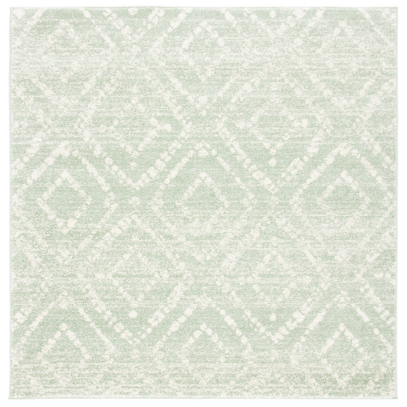 Tapis géométrique Adirondack Performance, Carré 8 pi