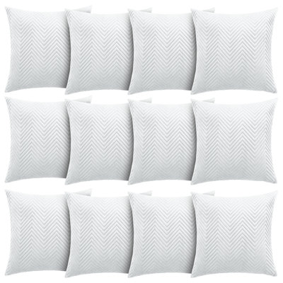 Aspire Homeware Embossed Square Velvet Cushion Cover