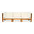 30.3'' Wide Wood Patio Sofa with Cushions-751986629