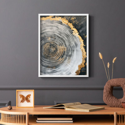 Série ABSTRACT CCxxv - reproduction encadrée de qualité supérieure - prête à être accrochée - aucun clou requis